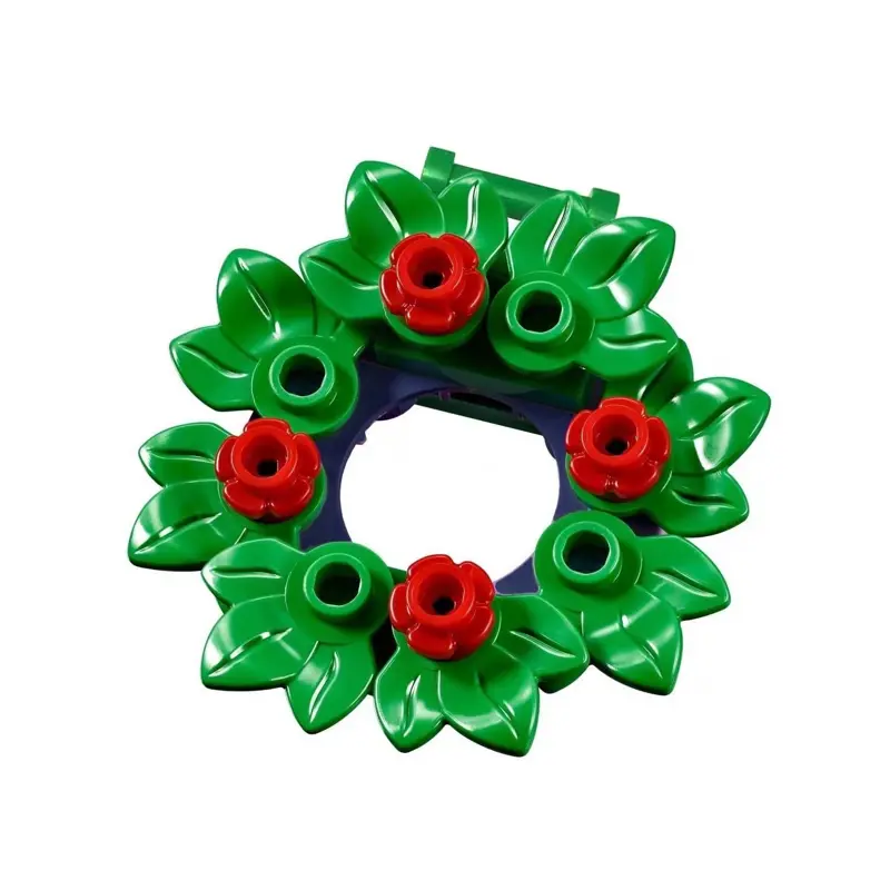 Corona navideña LEGO 2019 como accesorio para adorno de árbol