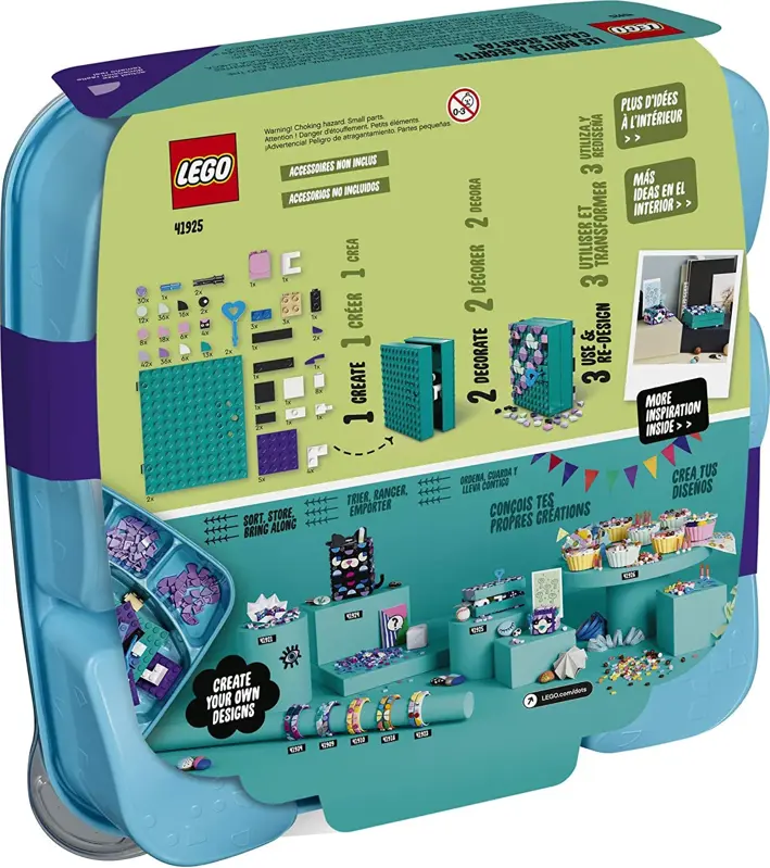 Kit de decoración artesanal LEGO DOTS Secret Boxes 41925