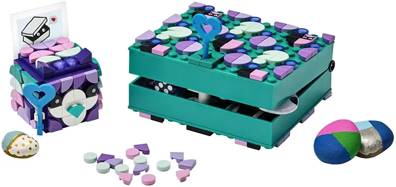 Kit de decoración artesanal LEGO DOTS Secret Boxes 41925