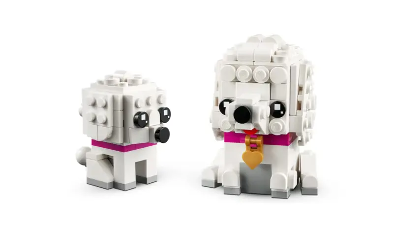 Juguete LEGO BrickHeadz Poodle Dogs 40546 304 piezas