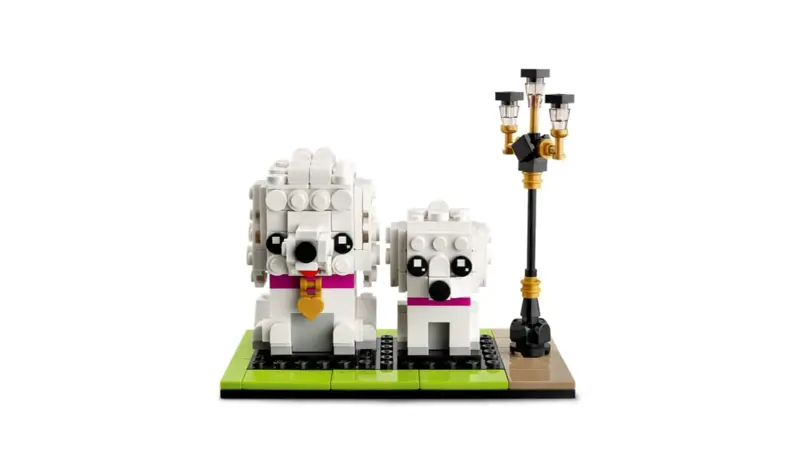Juguete LEGO BrickHeadz Poodle Dogs 40546 304 piezas
