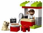Soporte para pizza Toy LEGO DUPLO Town 10927 con 18 piezas para niños mayores de 2 años