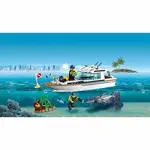 Set de construcción LEGO City Diving Yacht Toy Boat 60221 148 piezas