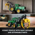 Vehículo de construcción de juguete LEGO Technic Skidder John Deere 948L-II