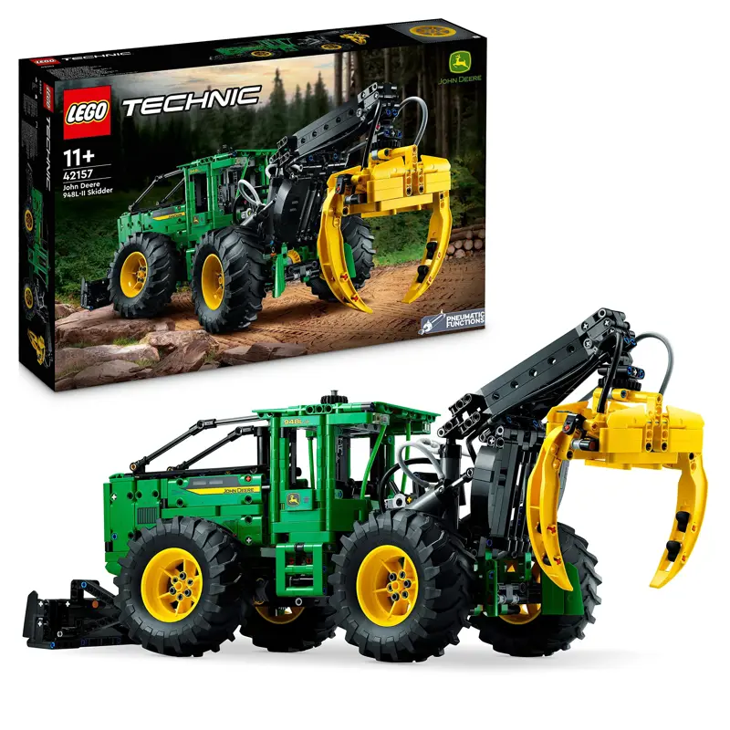 Vehículo de construcción de juguete LEGO Technic Skidder John Deere 948L II