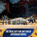 Kit de construcción LEGO Marvel Rise of The Domo 76156 con 6 minifiguras