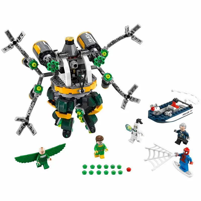 Juguete LEGO Marvel Super Heroes Spider Man: Doc Ock's Tentacle Trap 76059