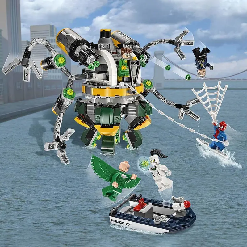 Juguete LEGO Marvel Super Heroes Spider Man: Doc Ock's Tentacle Trap 76059