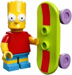 Minifigura LEGO Los Simpsons Serie 1 Bart Simpson
