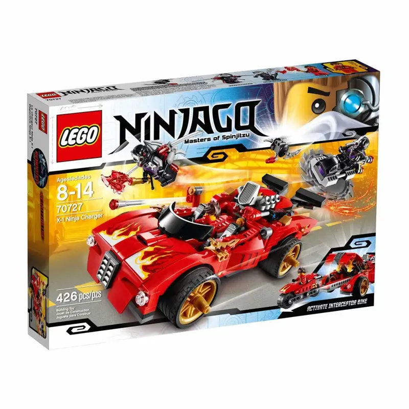 Cargador Ninja LEGO Ninjago 70727 X 1 de juguete con 3 minifiguras