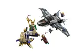 Juguete de construcción LEGO Quinjet Aerial Battle 6869 con 5 minifiguras