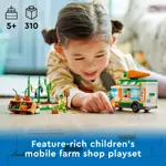 Camión del Mercado de Agricultores de Lego City con Camión de Comida y Puesto
