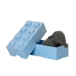 Caja de almacenamiento LEGO Room Copenhagen Brick 8 azul claro