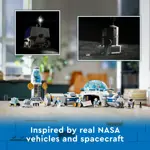 Juguete LEGO City Lunar Research Base Outer Space 60350 con 6 minifiguras de astronautas