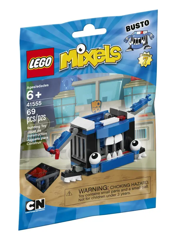 Kit de construcción LEGO Mixels Mixel Busto 41555 con celda