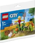Paquete combinado LEGO City Farm de juguete: Farm Garden, Espantapájaros y pollo