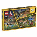 Kit de construcción LEGO Creator 3 en 1 Fairground Carrusel 31095