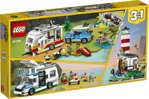 Kit de construcción LEGO Creator 3 en 1 Caravan Family Holiday 31108