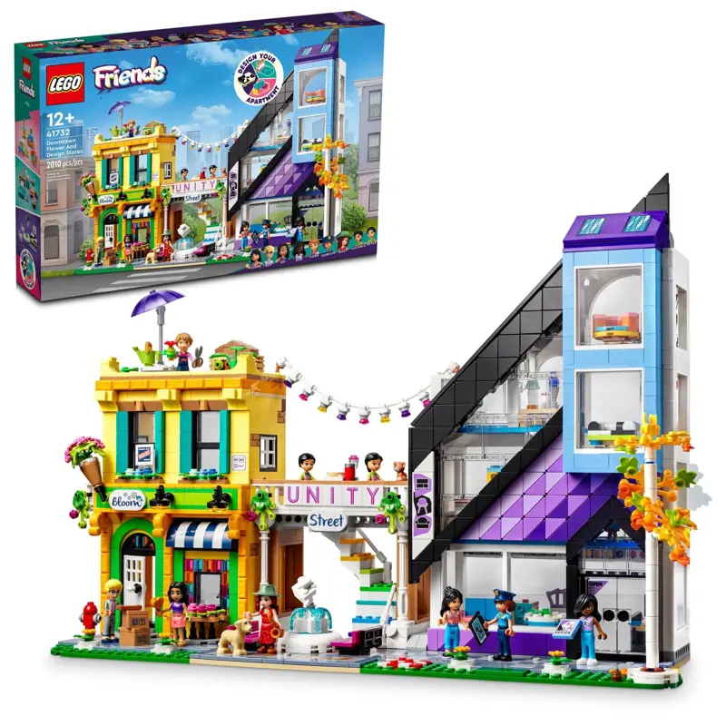 Set de construcción LEGO Friends Downtown Flower and Design Stores