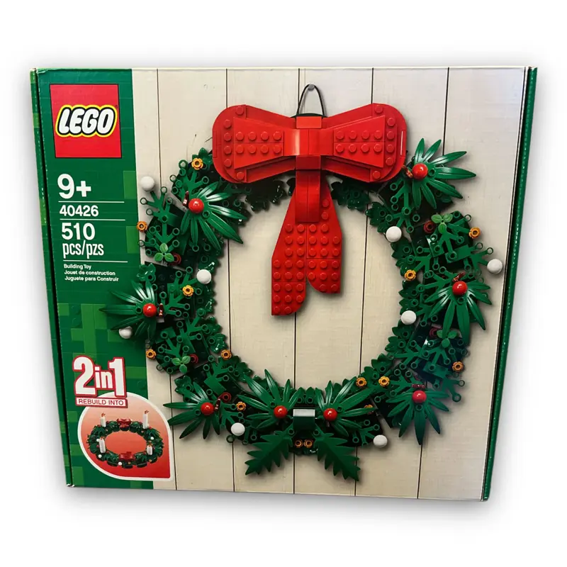 Set de juguetes de construcción LEGO Christmas Tree (40573) y corona (40426)