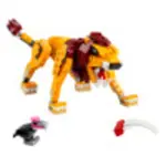 Juguete de construcción LEGO Creator 3 en 1 Wild Lion 31112 para niños