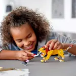 Juguete de construcción LEGO Creator 3 en 1 Wild Lion 31112 para niños