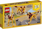 Juguete de construcción LEGO Creator 3 en 1 Wild Lion 31112 para niños