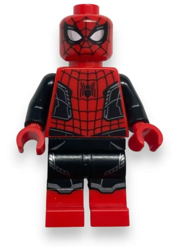 Minifigura LEGO Superheroes de Spider Man con traje mejorado
