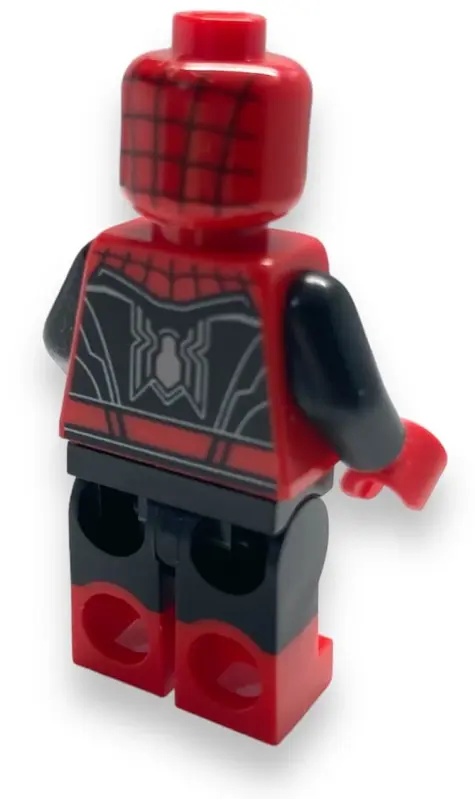 Minifigura LEGO Superheroes de Spider Man con traje mejorado