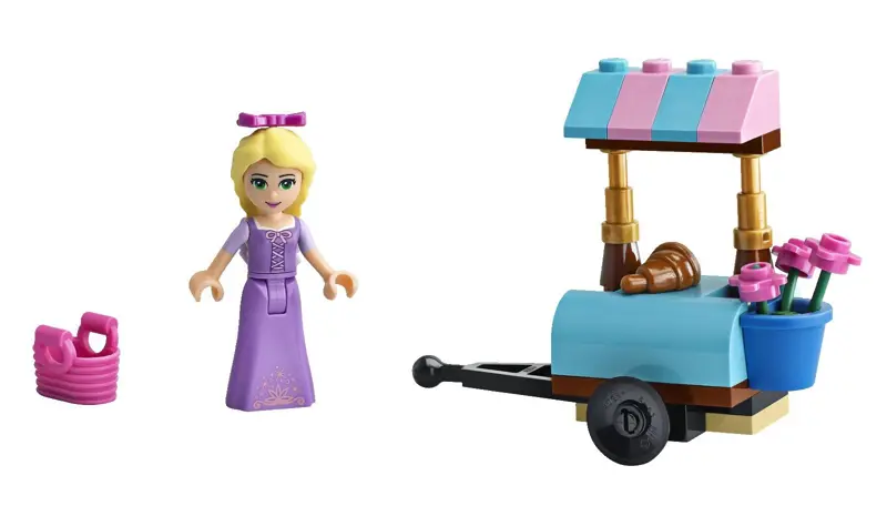 Set LEGO 30116 para visitar el mercado de la princesa Rapunzel de Disney