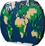 Kit de Construcción LEGO Recuerdos de Vacaciones Familiares Mapa Mundial 41838