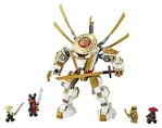 Kit de construcción LEGO NINJAGO Legacy Golden Mech 71702 489 piezas