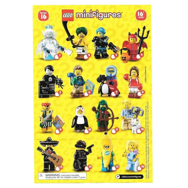 Minifigures LEGO Series 16 Bag 71013 para más de 5 años