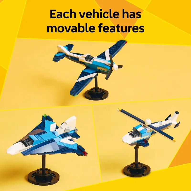 Juguete de construcción LEGO Creator 3 en 1 Aircraft Race Plane 31160