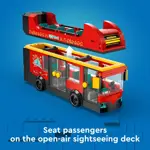 Set de vehículos de juguete LEGO City Red de autobús turístico de dos pisos