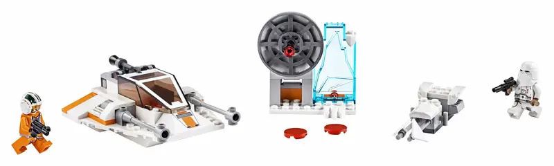Juguete de construcción LEGO Star Wars Snowspeeder 75268 91 piezas