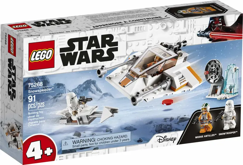 Juguete de construcción LEGO Star Wars Snowspeeder 75268 91 piezas