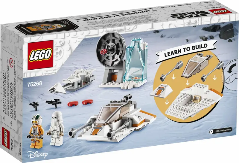 Juguete de construcción LEGO Star Wars Snowspeeder 75268 91 piezas