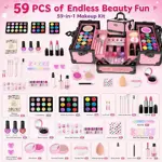 Hollyhi Juego De 59 Piezas De Maquillaje Para