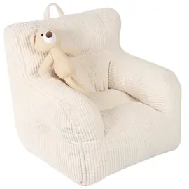 Puf Kids Con Osito De Peluche Para...