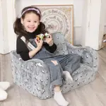 Sofá para niños pequeños MOMCAYWEX Star que brilla en la oscuridad con almohada