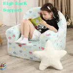 Silla MOMCAYWEX Sofá para niños pequeños que brilla en azul oscuro, 64 x 51 x 61 cm