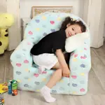 Silla MOMCAYWEX Sofá para niños pequeños que brilla en azul oscuro, 64 x 51 x 61 cm