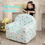 Silla MOMCAYWEX Sofá para niños pequeños que brilla en azul oscuro, 64 x 51 x 61 cm