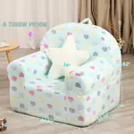 Silla MOMCAYWEX Sofá para niños pequeños que brilla en azul oscuro, 64 x 51 x 61 cm