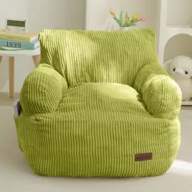 Puf Para Niños De Peluche, Color V...