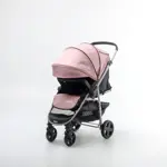 Cochecito Travel System Rosado con Manillar Rebatible