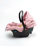 Cochecito Travel System Rosado con Manillar Rebatible