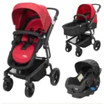 Cochecito Gts Quantum 4 En 1 Rojo