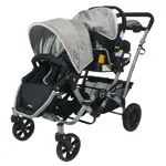 Cochecito doble con huevito y base Duo Ride Infanti